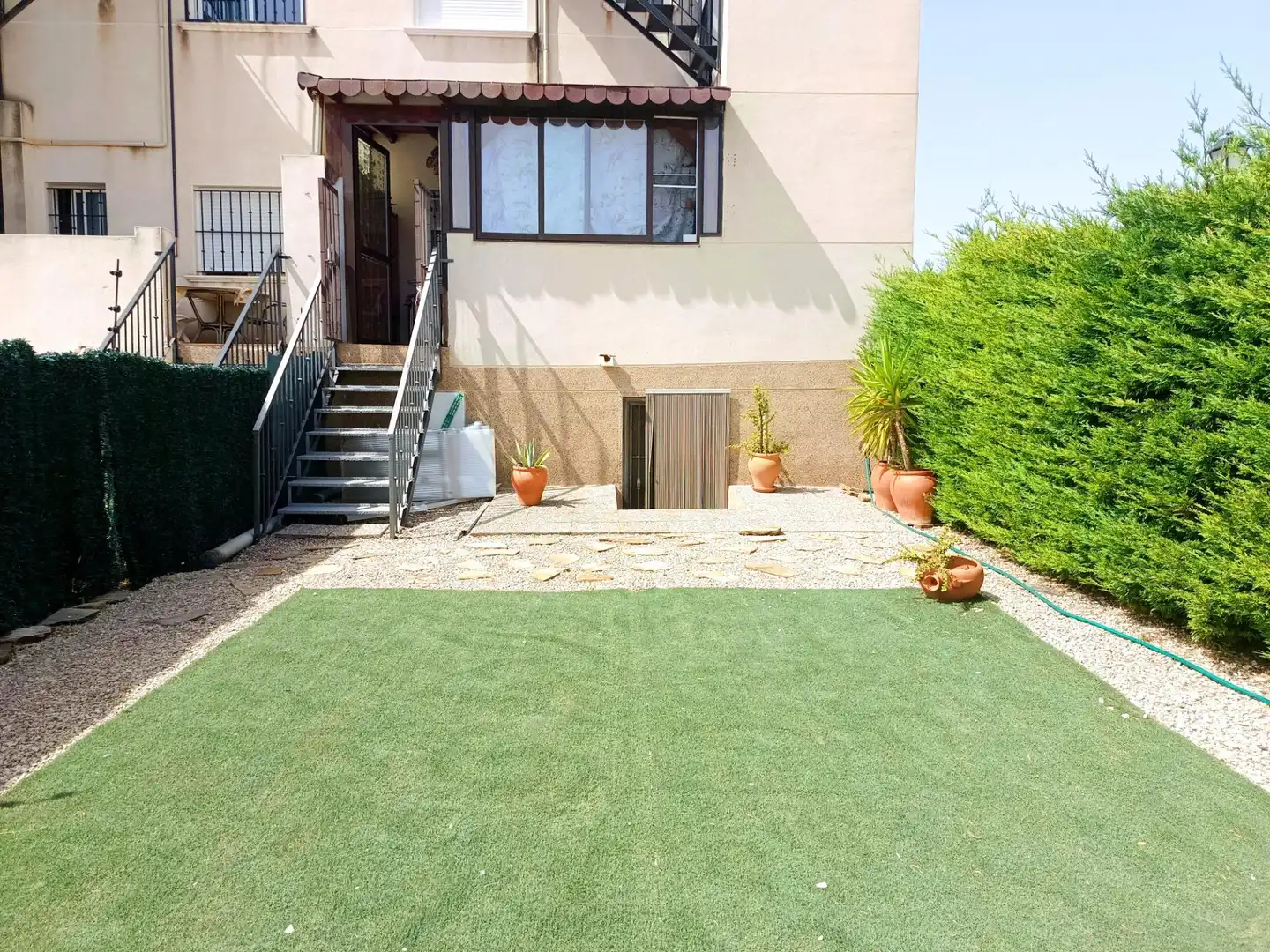 Jardí de Casa adosada en venda en Castalla amb Jardí privat, Terrassa i Moblat