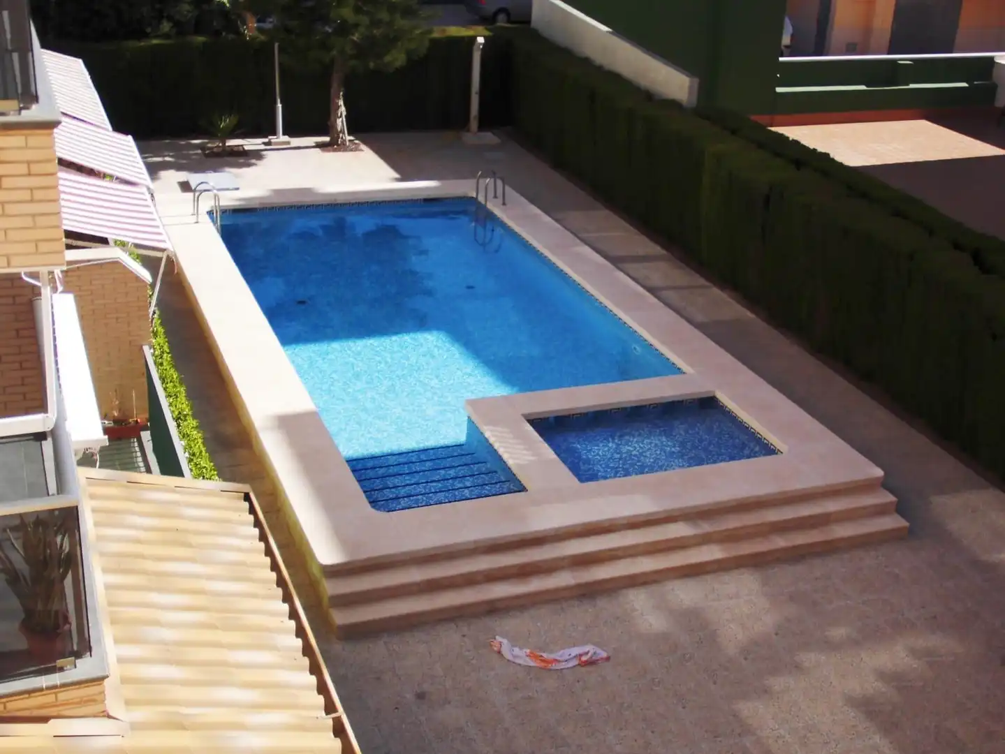 Swimming pool of Flat for rent in El Campello  with Air Conditioner, Furnished and Community pool