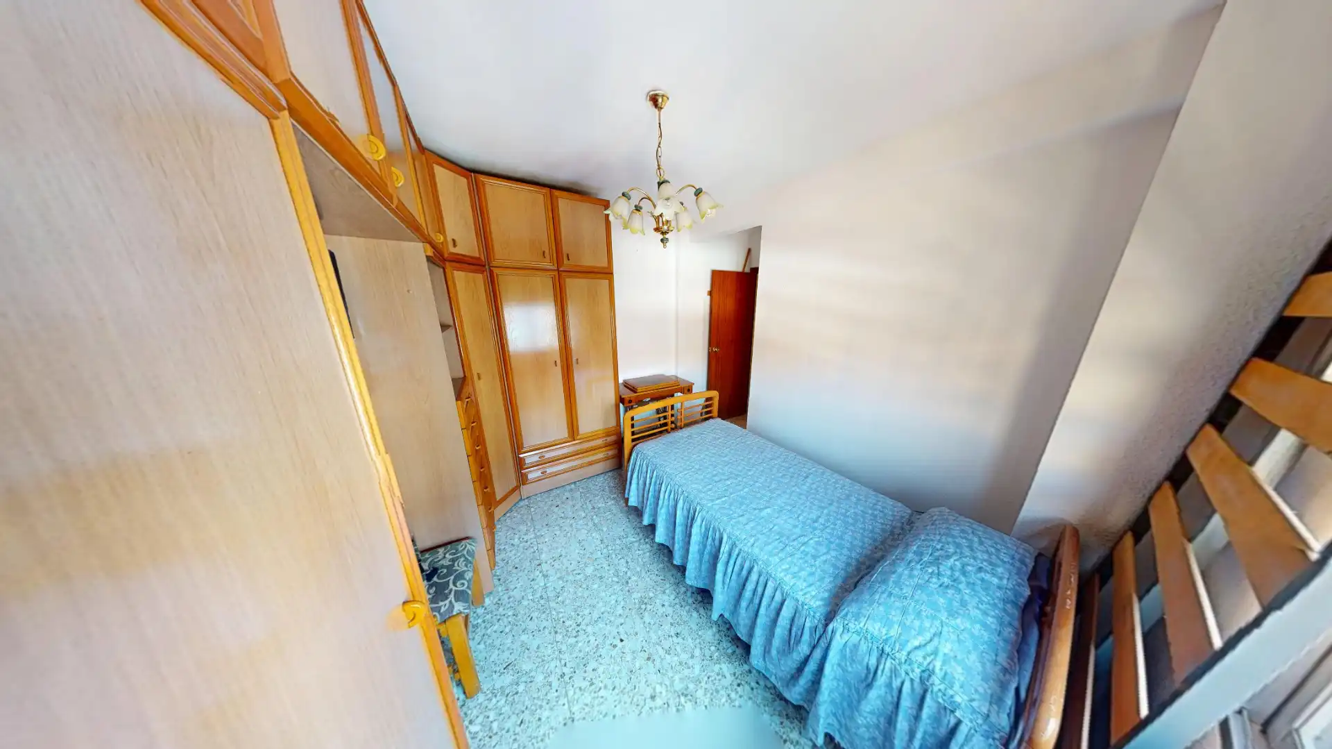 Schlafzimmer von Wohnung zum Verkauf in Alicante / Alacant mit Möbliert und Balkon