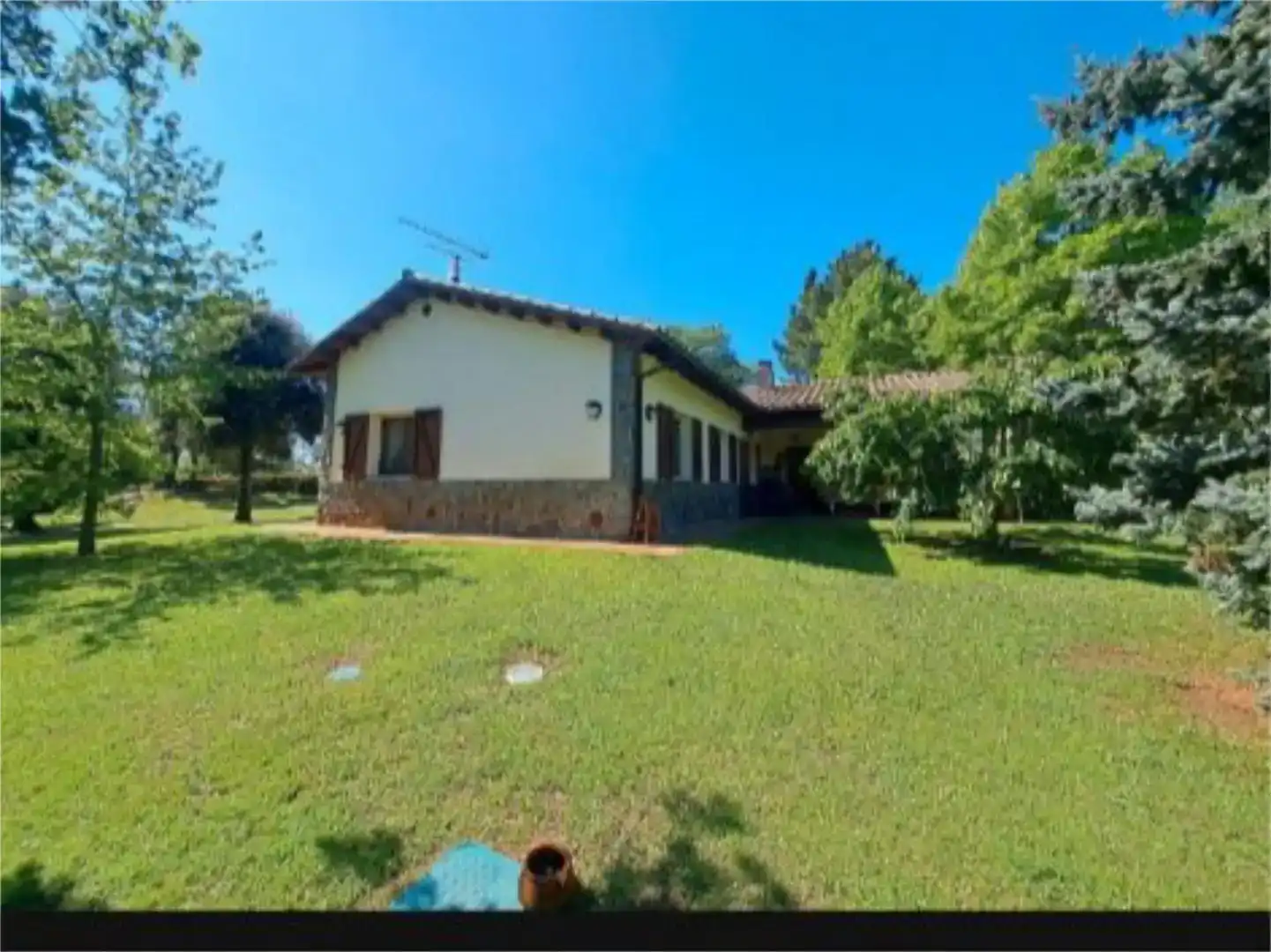 Jardí de Casa o xalet en venda en Sant Hilari Sacalm amb Aire condicionat i Piscina