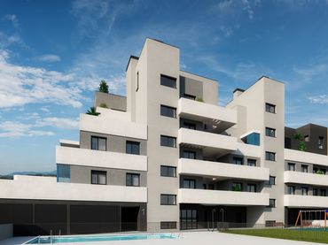 Piso de obra nueva con piscina en venta en Vicálvaro