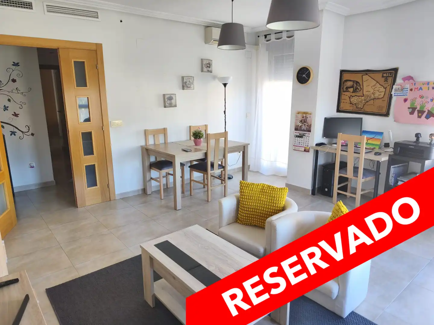 Piso en venta en Elda con Aire acondicionado, Amueblado y Balcón