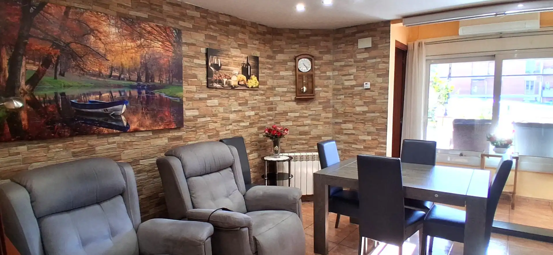 Living room of Detached homes for sale in Manresa  with Heating, Terrace and Furnished