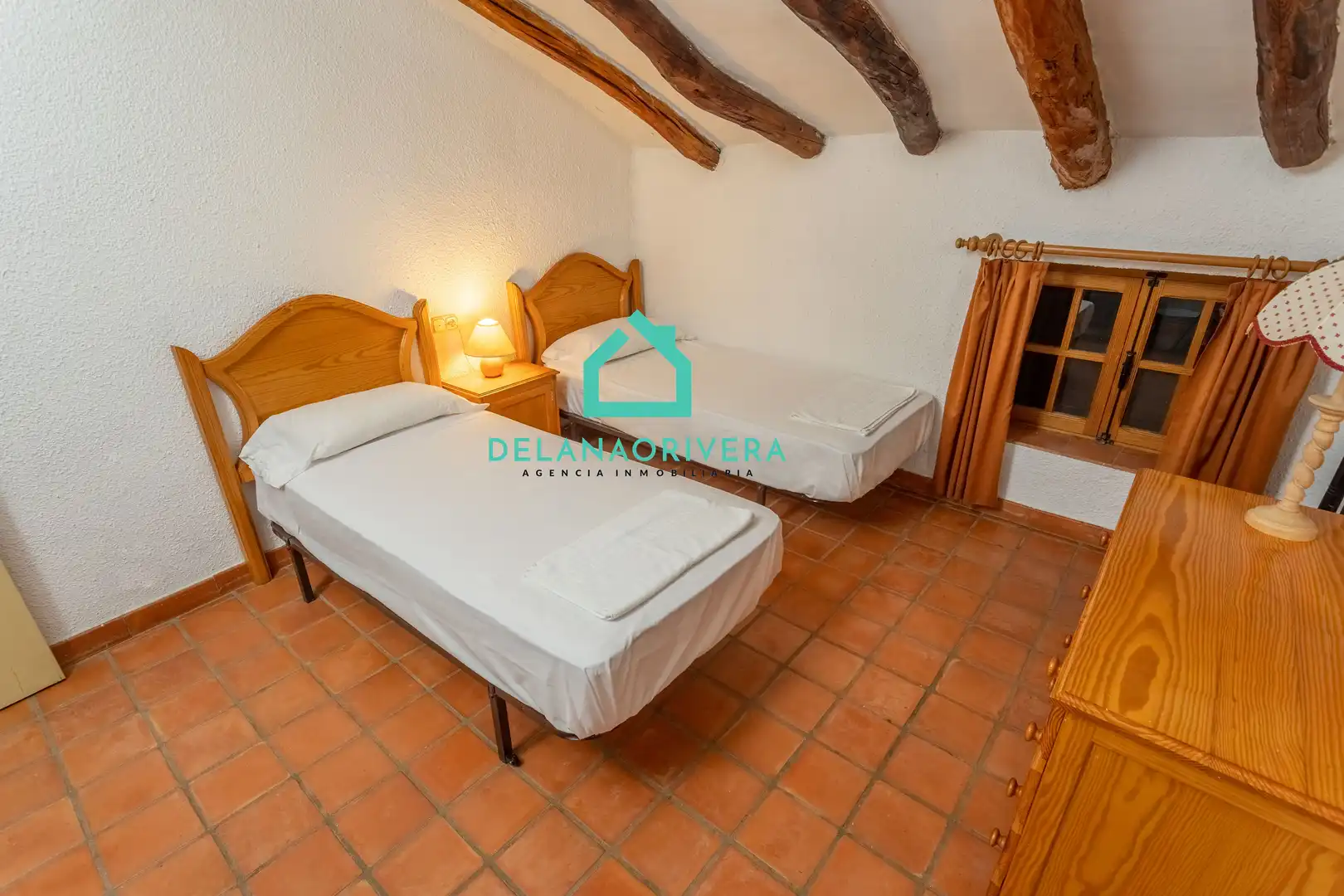 Bedroom of Country homes for rent in Villamalea  with Private garden, Terrace and Swimming Pool