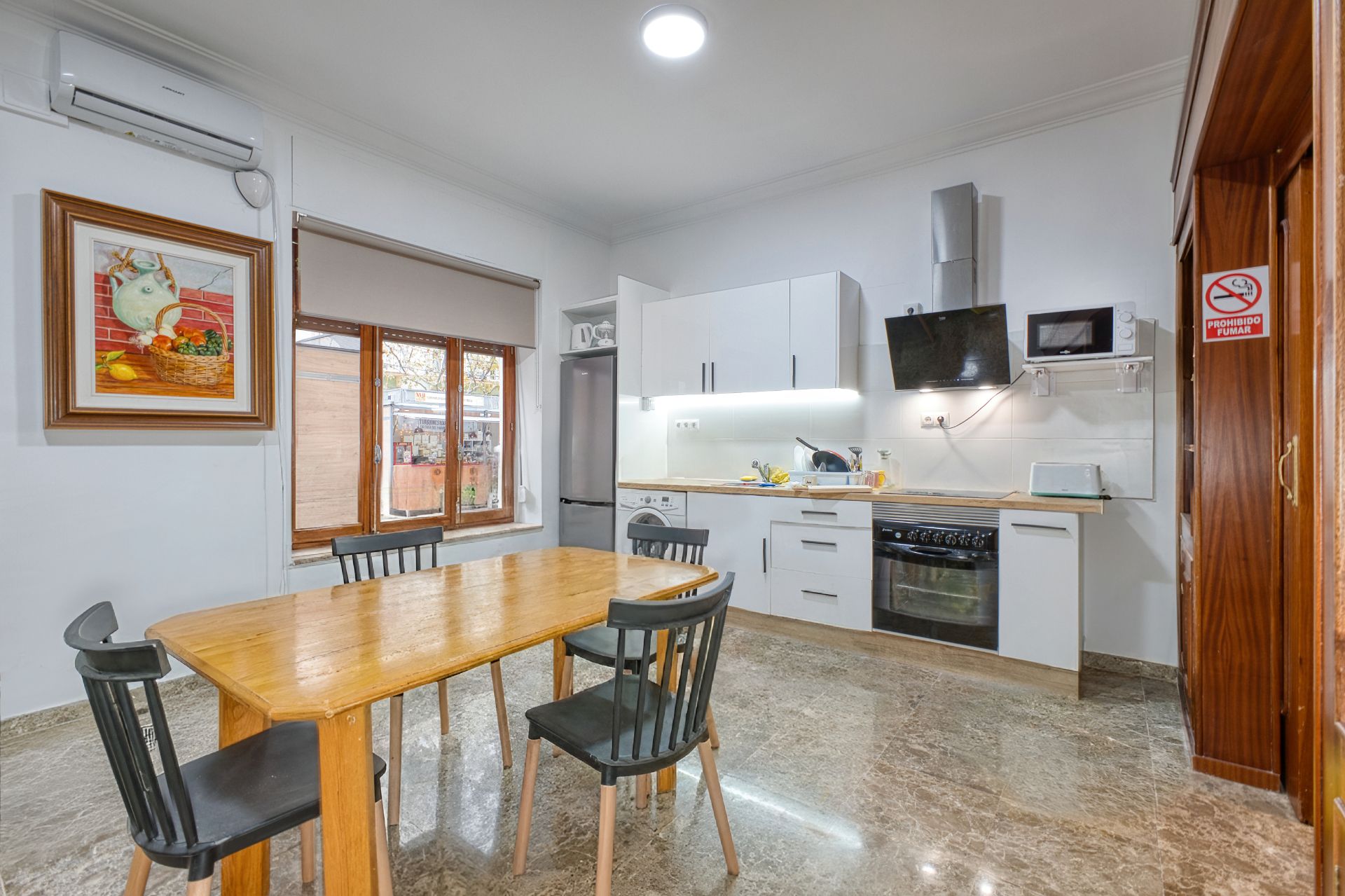 Cuina de Estudi de lloguer en Jijona / Xixona amb Aire condicionat, Calefacció i Moblat