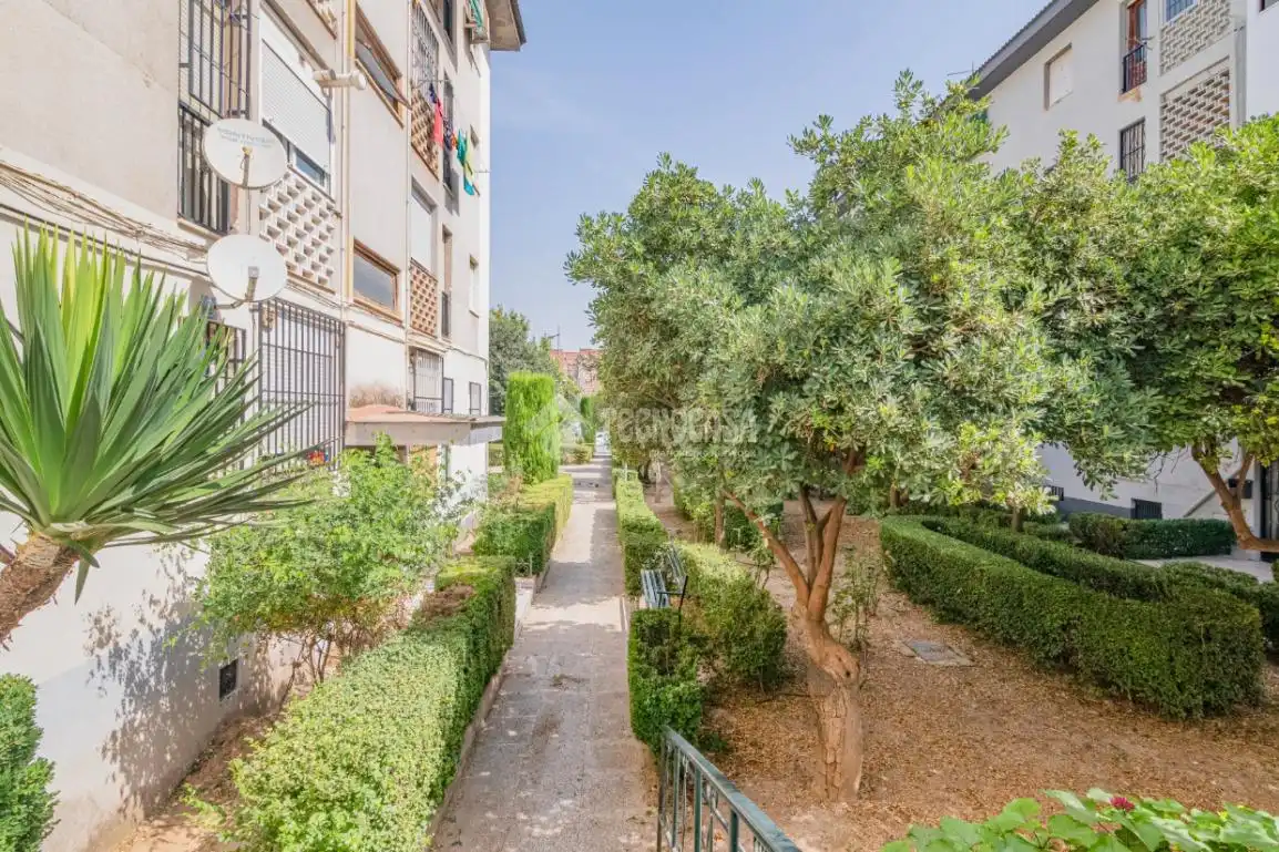 Vista exterior de Piso en venta en Granada con Calefacción, Amueblado y Balcón