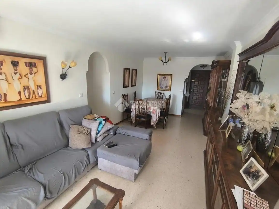 Sala de estar de Piso en venta en Estepona con Terraza