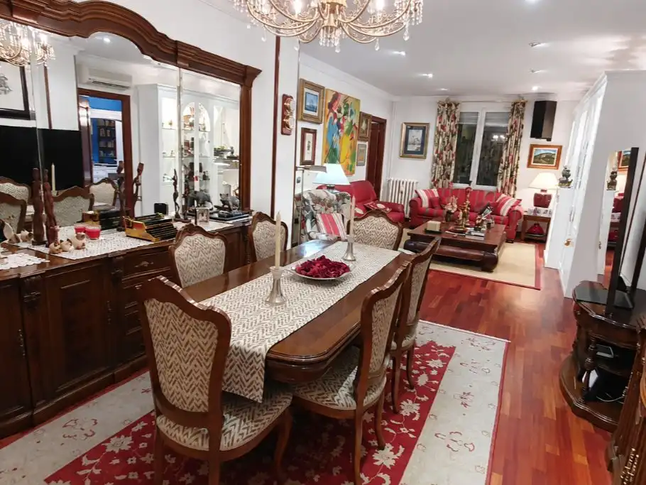 Dining room of Flat for sale in  Madrid Capital  with Air Conditioner