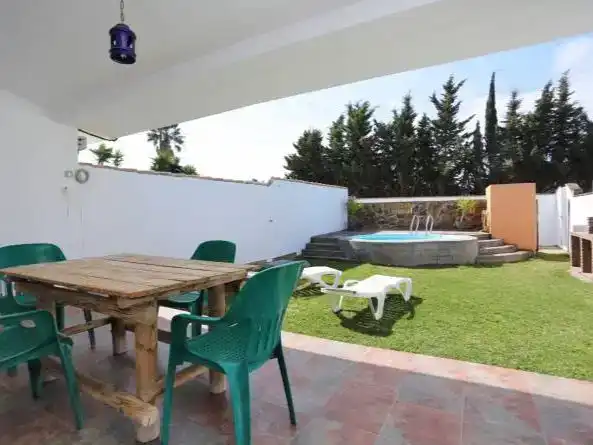 Terrace of Houses for rent in Conil de la Frontera  with Air Conditioner, Private garden and Swimming Pool