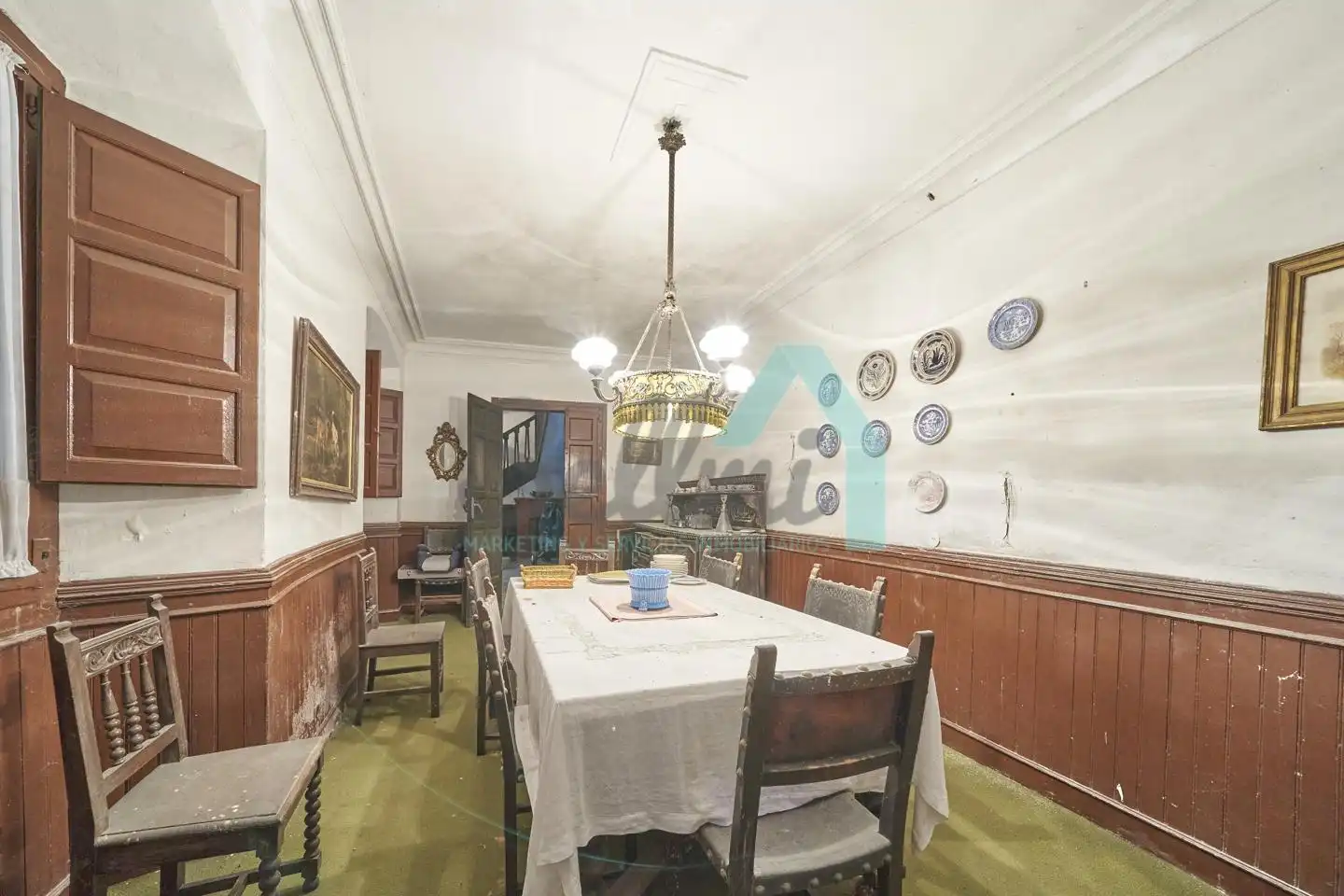 Comedor de Casa o chalet en venta en Oviedo  con Jardín privado, Parquet y Terraza