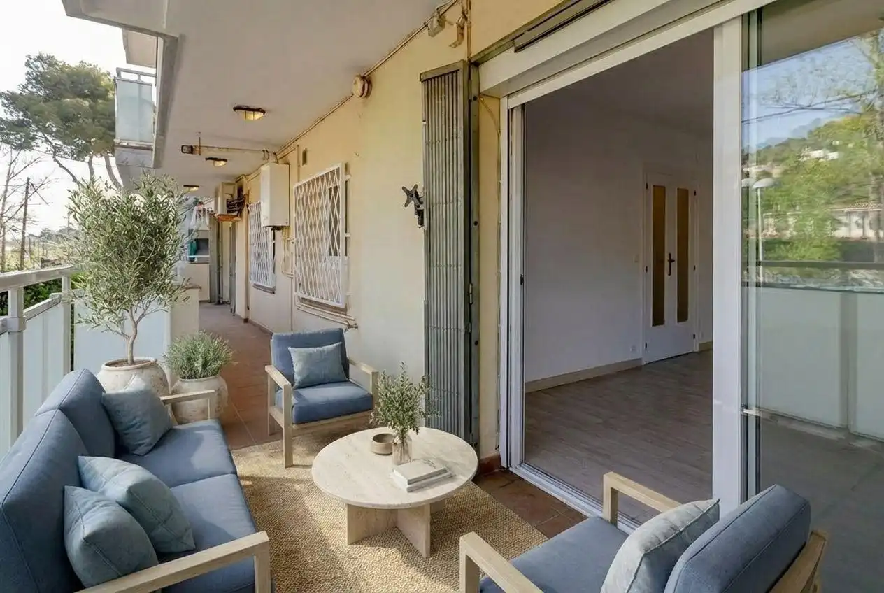 Terrasse von Wohnung zum Verkauf in Castelldefels mit Klimaanlage, Heizung und Terrasse