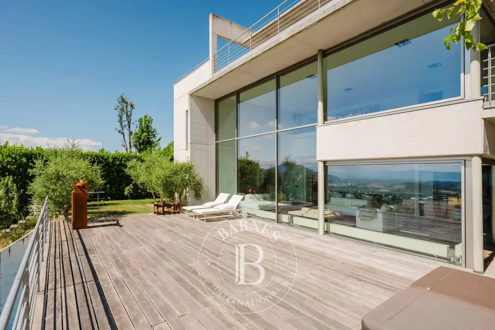 Terrassa de Casa o xalet en venda en Valle de Egüés / Eguesibar amb Calefacció, Terrassa i Piscina
