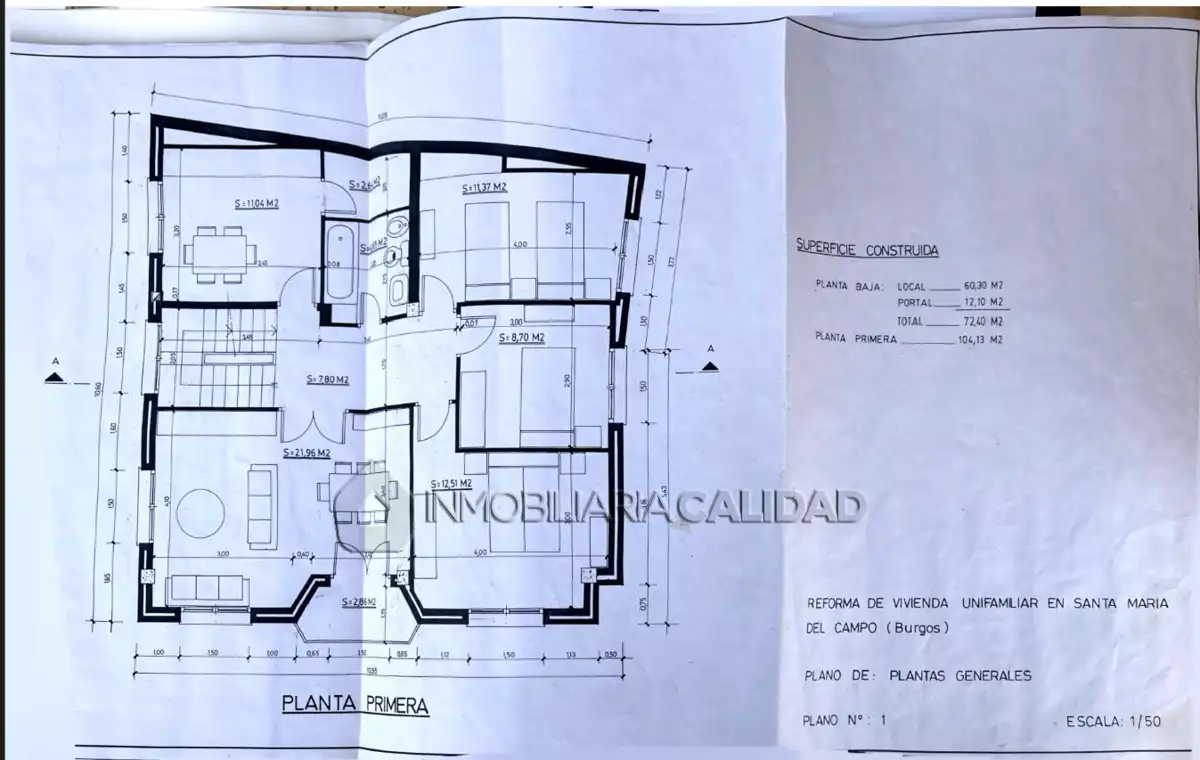 Casa o chalet en venta en Santa María del Campo con Calefacción