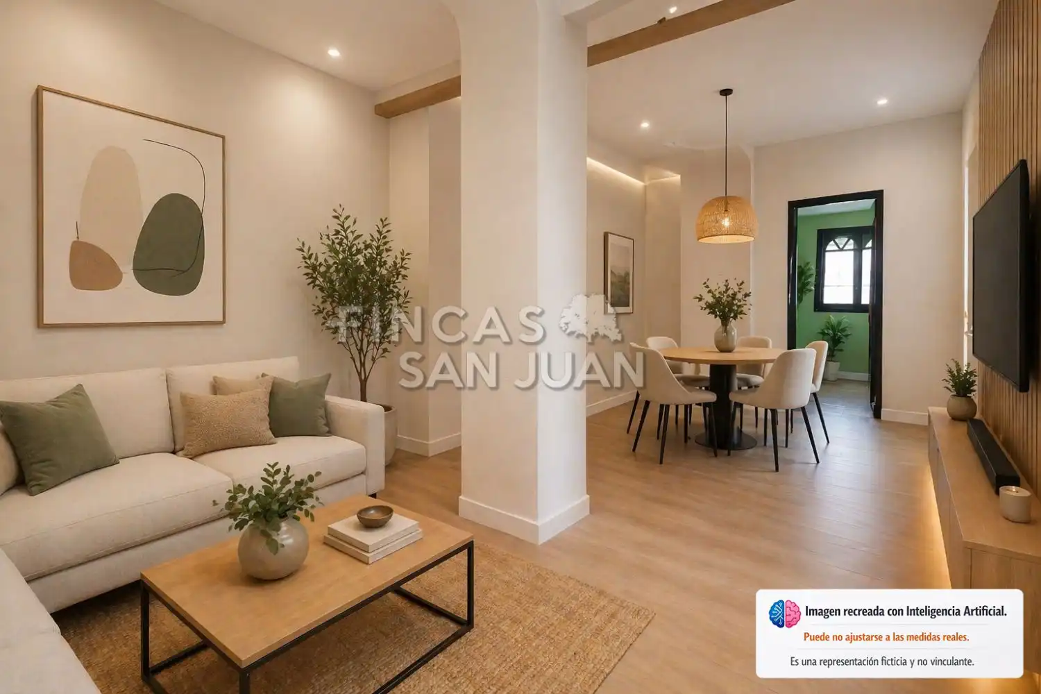 Sala de estar de Piso en venta en Crevillent con Balcón