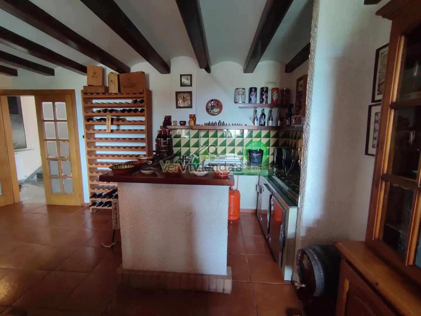 Cocina de Casa o chalet en venta en Gelida con Aire acondicionado, Calefacción y Jardín privado