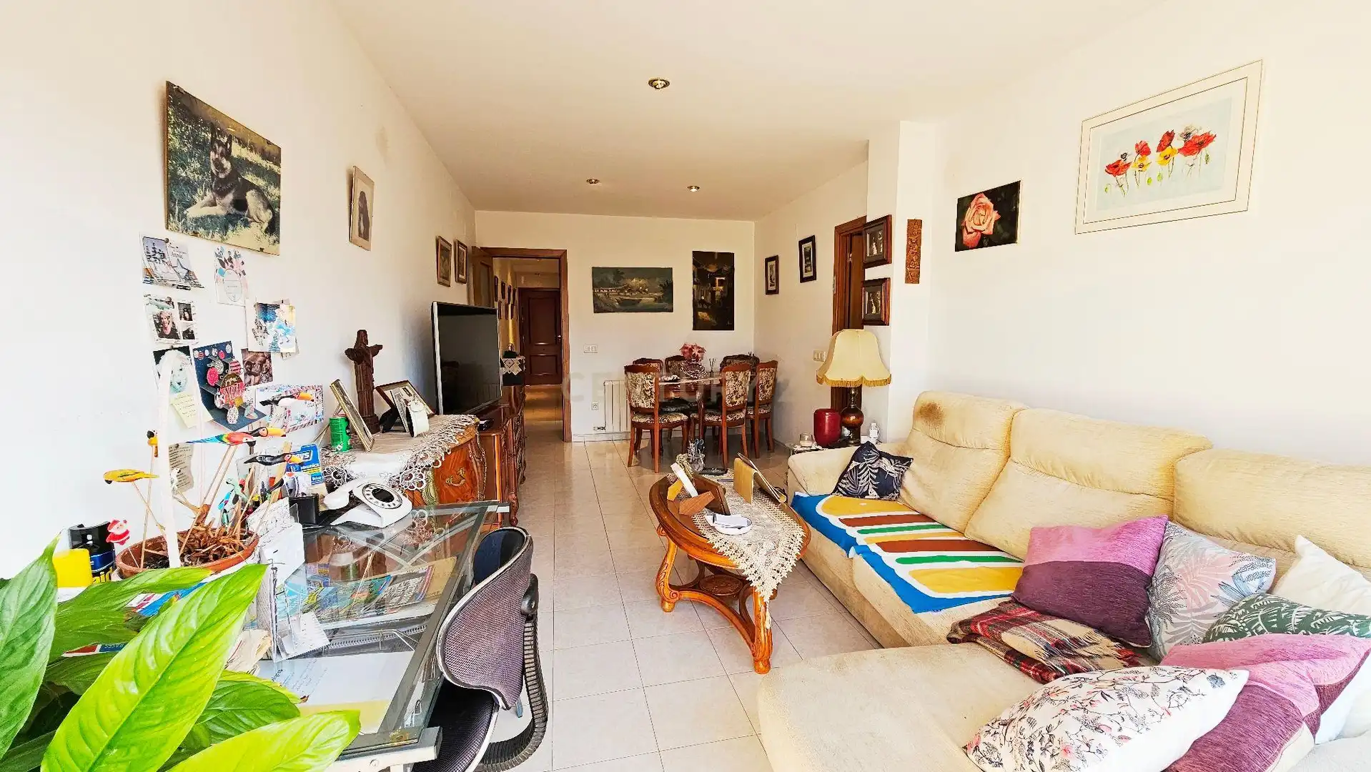 Sala de estar de Apartamento en venta en Llançà con Aire acondicionado, Horno y Lavadora
