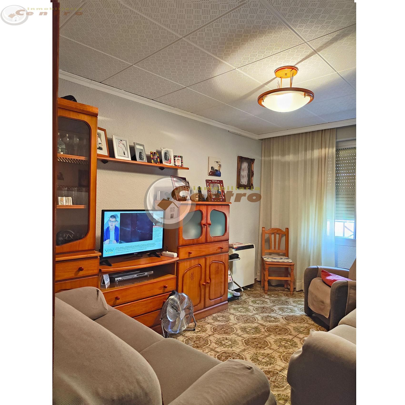 Living room of Flat for sale in  Albacete Capital  with Heating, Terrace and Balcony