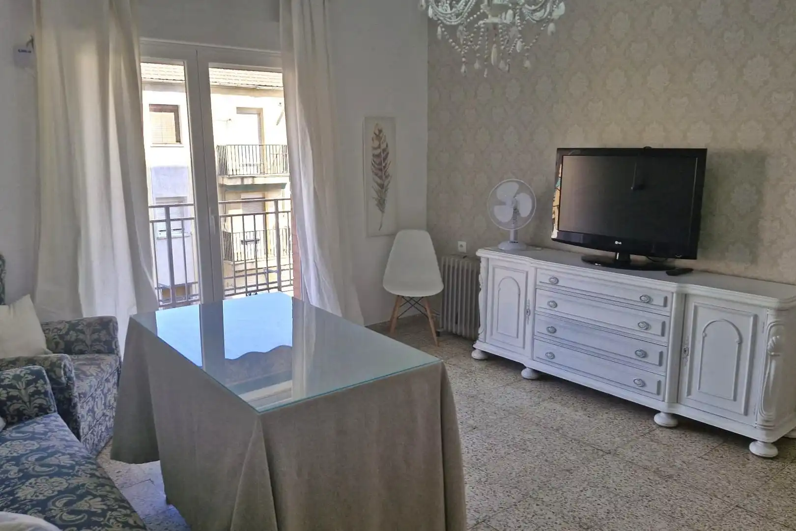 Bedroom of Flat for rent in Granada  with Furnished and Balcony