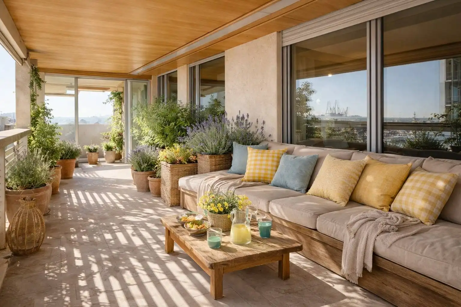 Terrasse von Wohnungen zum Verkauf in Alicante / Alacant mit Klimaanlage, Heizung und Privatgarten