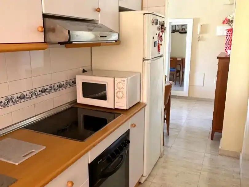 Kitchen of Flat for rent in Mazarrón  with Air Conditioner, Swimming Pool and Furnished