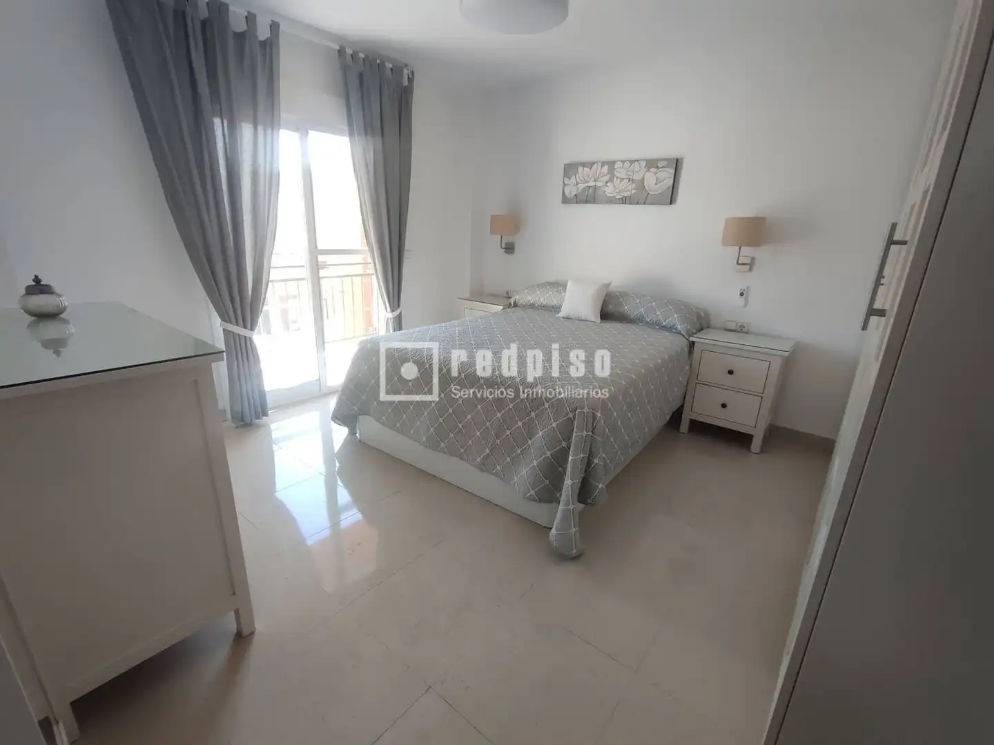 Bedroom of Flat for rent in Málaga  with Terrace