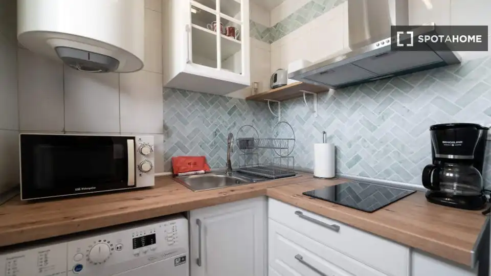 Küche von Wohnung zur Miete in Madrid mit Klimaanlage, Heizung und Möbliert