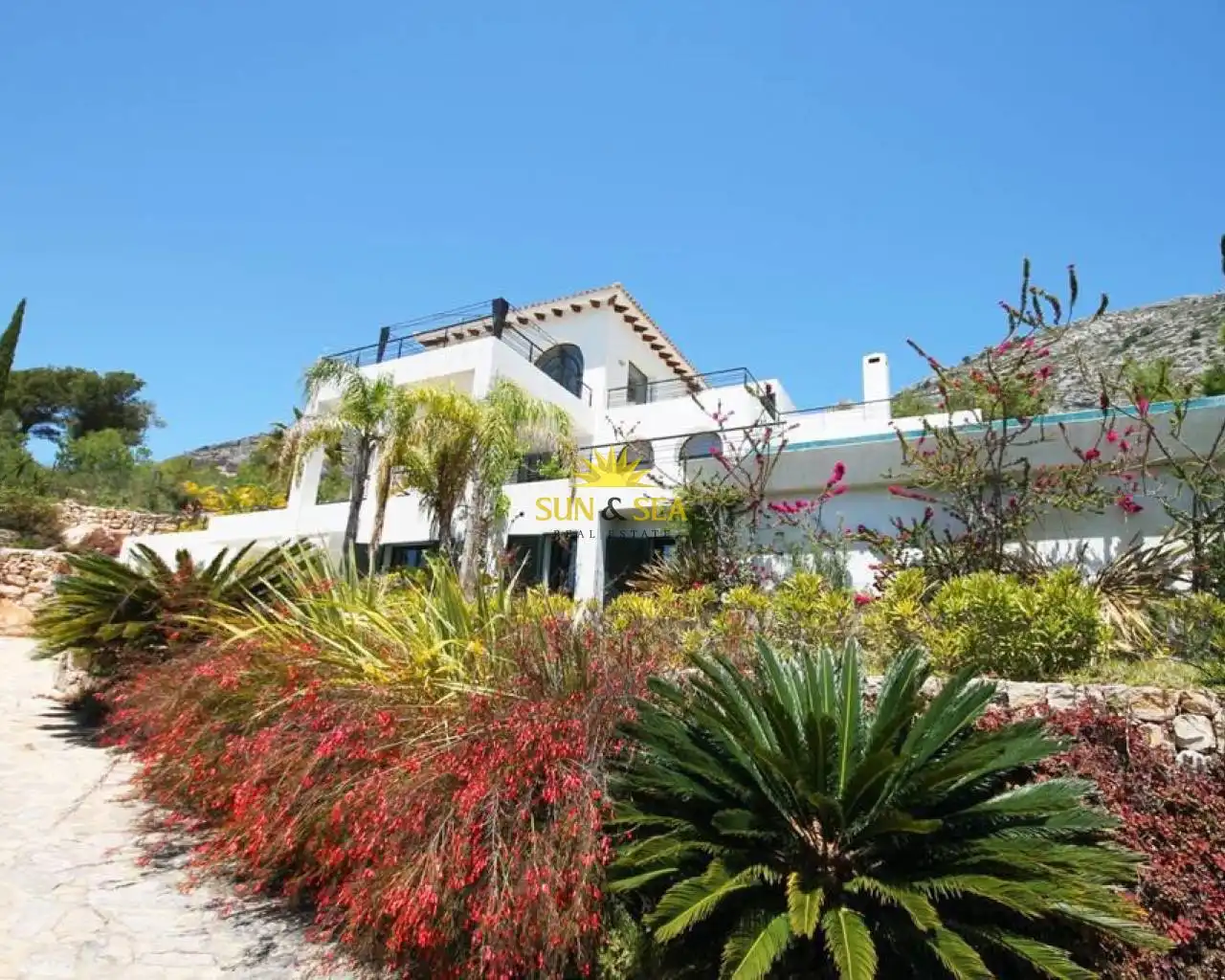 Exterior view of Houses for rent in Altea  with Air Conditioner, Private garden and Terrace