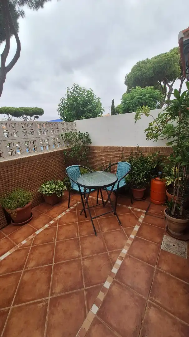 Terraza de Casa o chalet de alquiler en Islantilla con Amueblado, Lavadora y Microondas