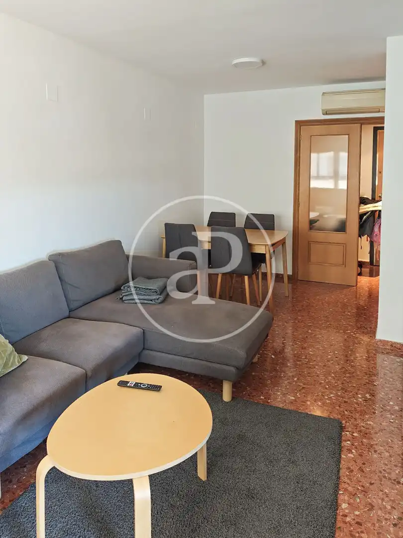 Sala de estar de Piso de alquiler en Valencia con Aire acondicionado, Calefacción y Terraza