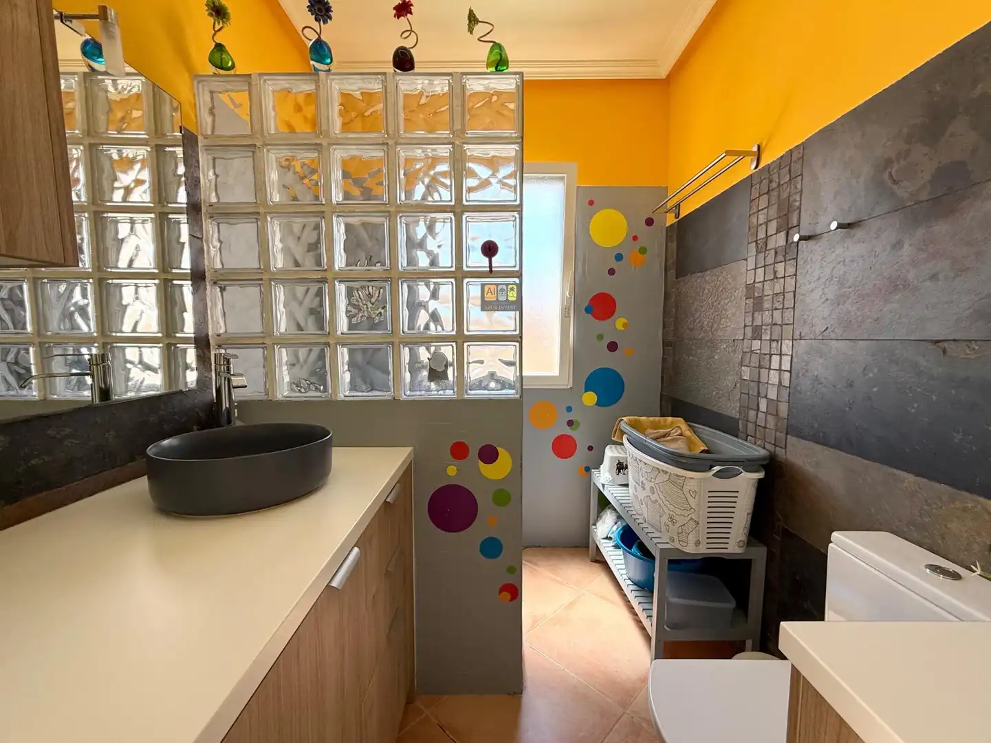 Bathroom of Houses for rent in Busot  with Air Conditioner, Private garden and Terrace