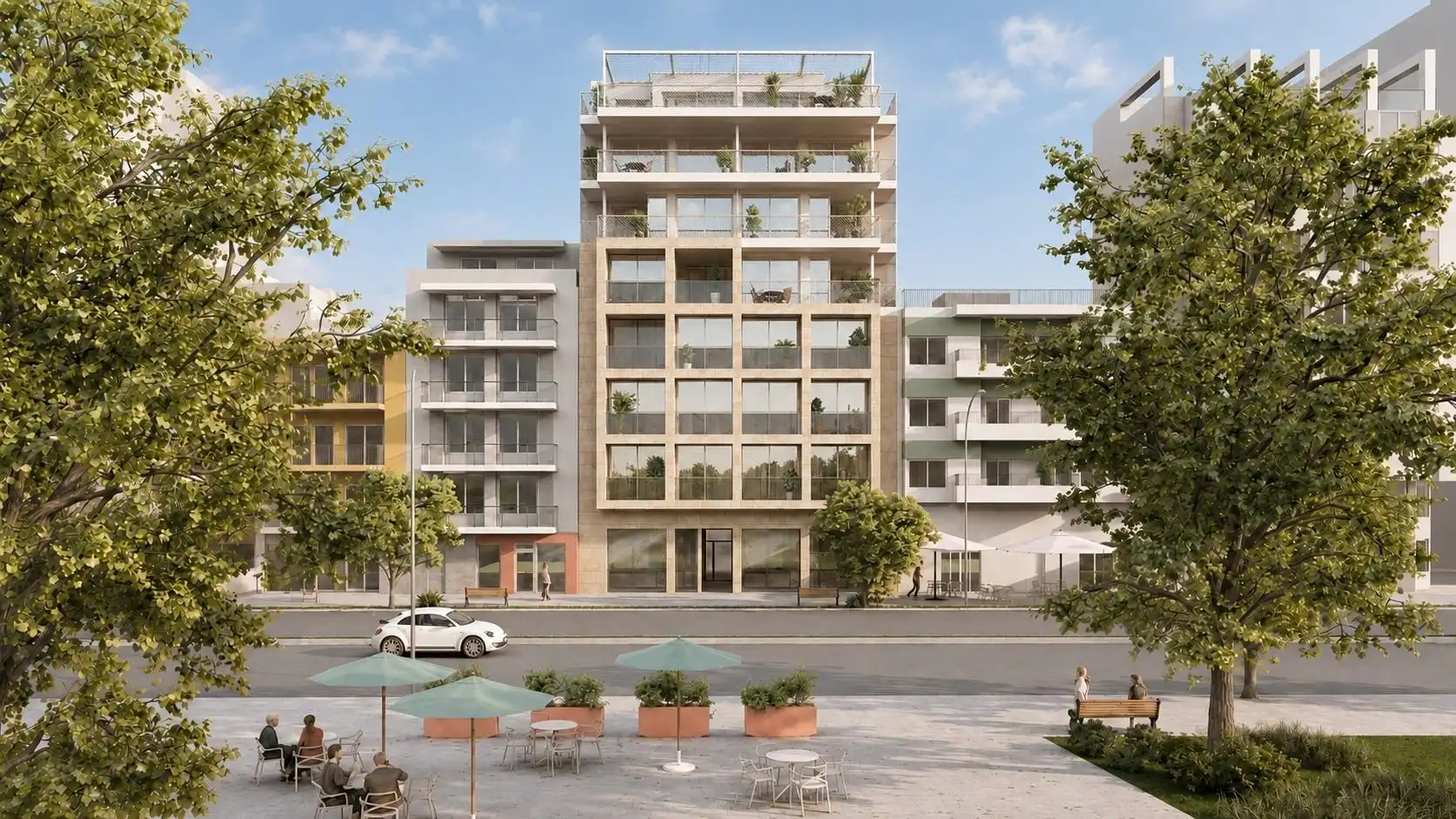Vista exterior de Apartamento en venta en Villajoyosa / La Vila Joiosa con Aire acondicionado y Terraza
