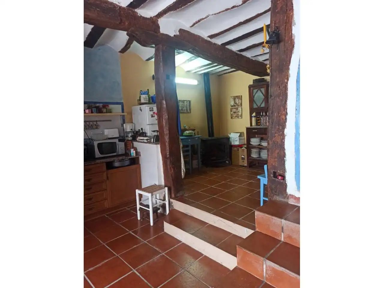 Cuina de Casa o xalet en venda en Terroba amb Calefacció, Jardí privat i Moblat
