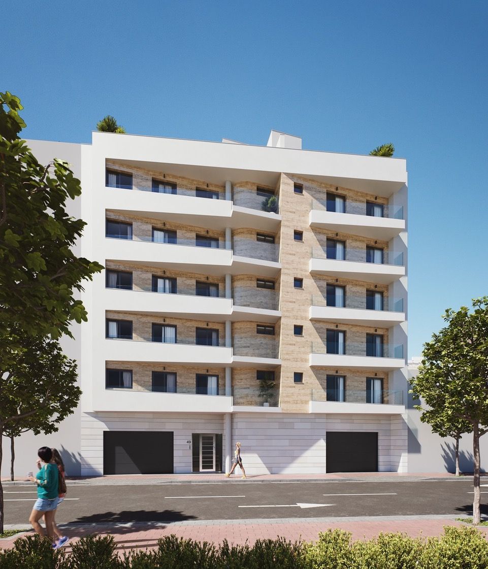 Exterior view of Flat for sale in Águilas  with Air Conditioner, Terrace and Community pool