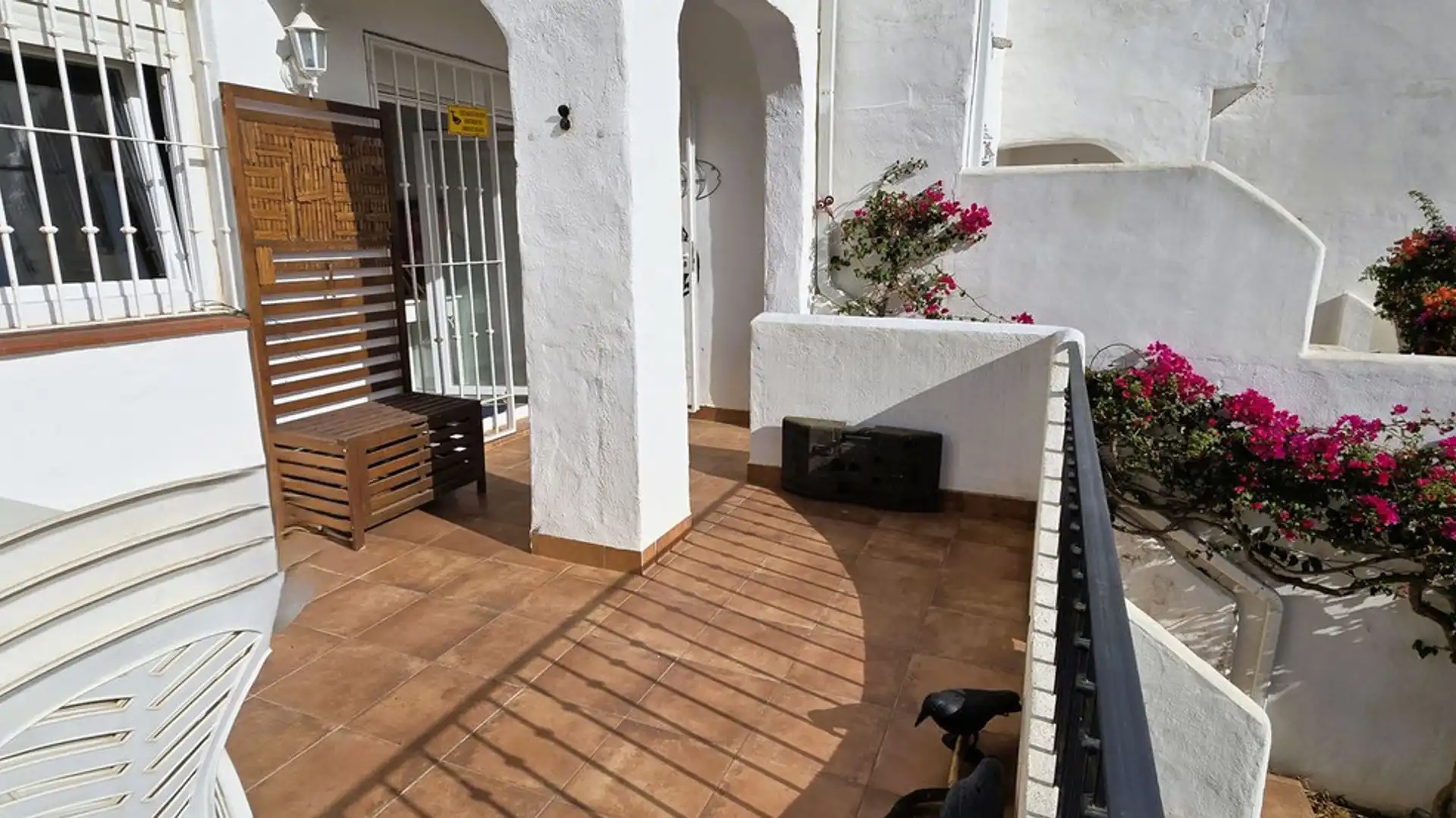 Terraza de Casa adosada en venta en Marbella con Aire acondicionado, Calefacción y Jardín privado