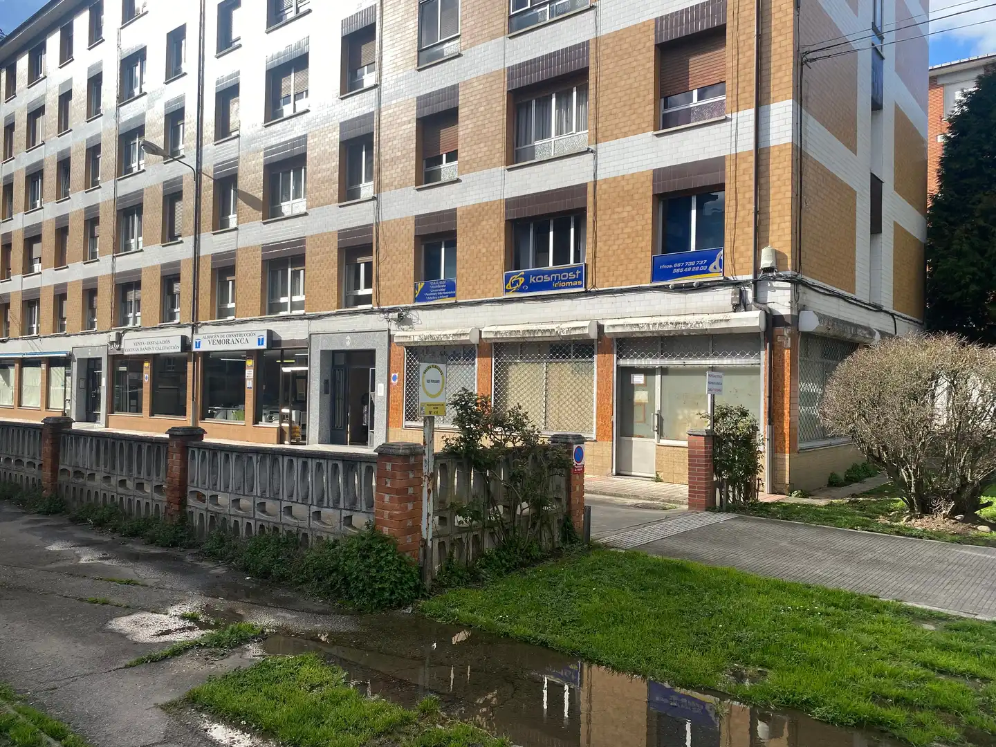 Exterior view of Flat for sale in Lena  with Balcony