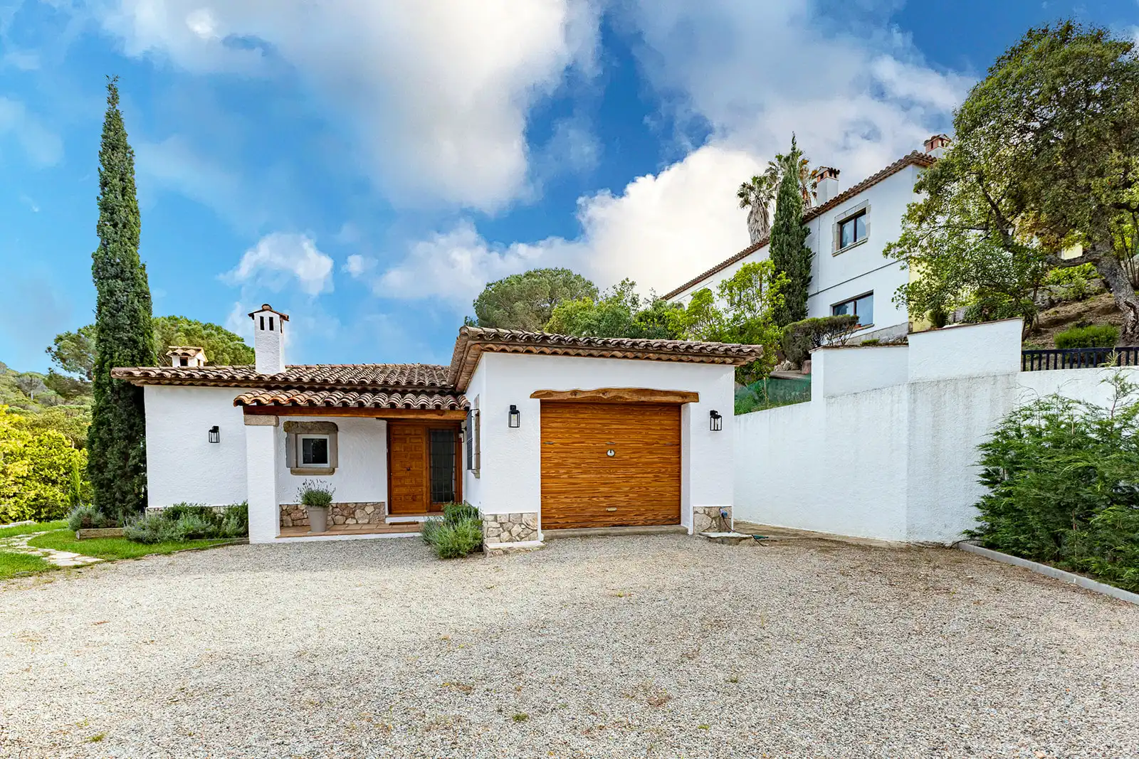 Vista exterior de Casa o xalet en venda en Santa Cristina d'Aro amb Aire condicionat, Calefacció i Jardí privat