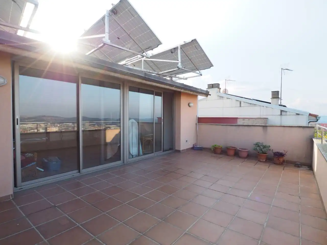 Terrassa de Casa adosada en venda en Granollers amb Calefacció, Jardí privat i Terrassa
