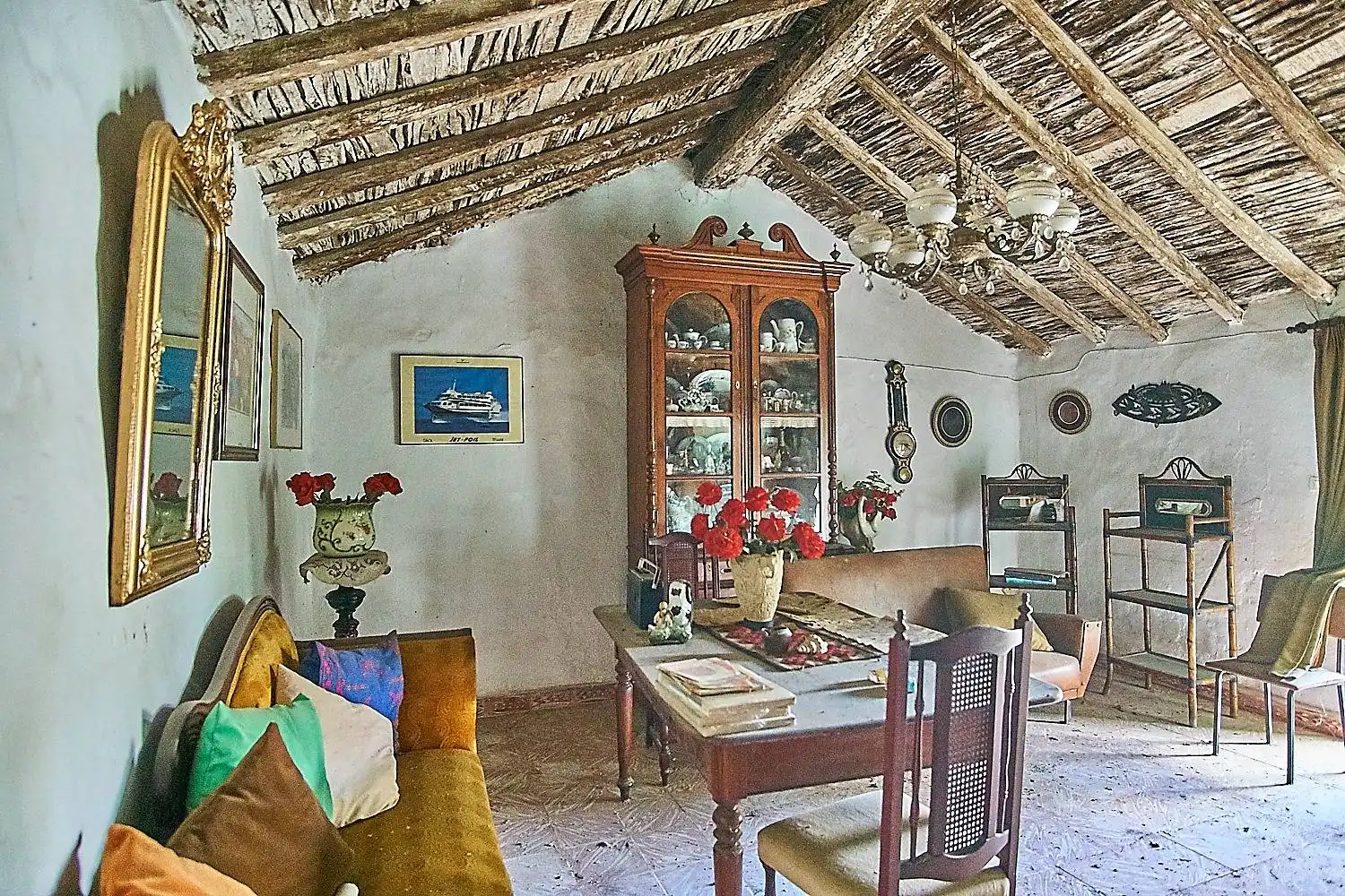Sala d'estar de Finca rústica en venda en Las Palmas de Gran Canaria amb Jardí privat, Terrassa i Traster