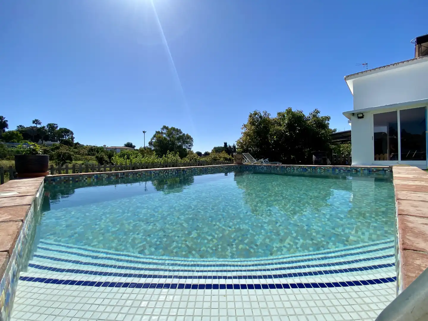 Swimming pool of Country homes for sale in Estepona  with Air Conditioner, Private garden and Terrace
