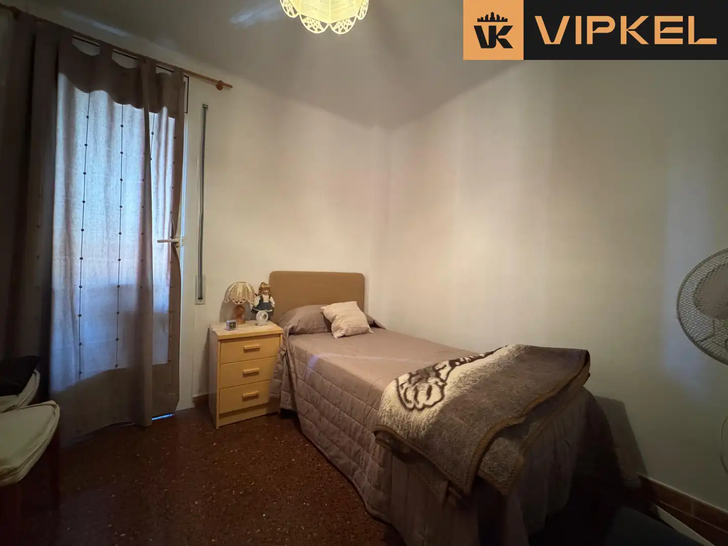 Schlafzimmer von Wohnung zum Verkauf in Cornellà de Llobregat mit Klimaanlage, Heizung und Terrasse