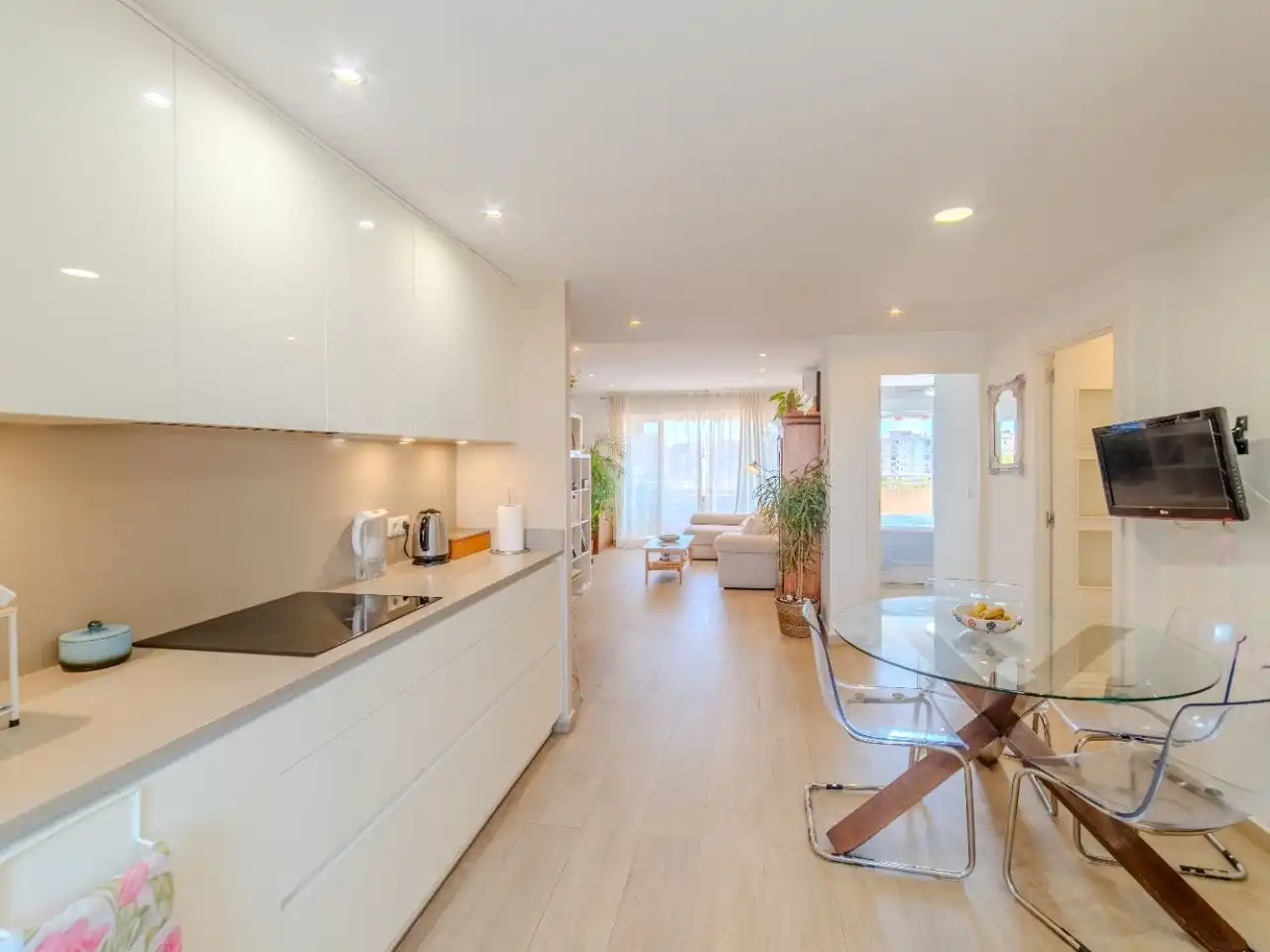 Kitchen of Flat for sale in Málaga Capital  with Air Conditioner, Terrace and Balcony