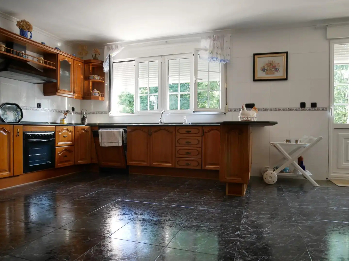Cocina de Casa o chalet en venta en Arrankudiaga / Zollo con Calefacción, Jardín privado y Terraza