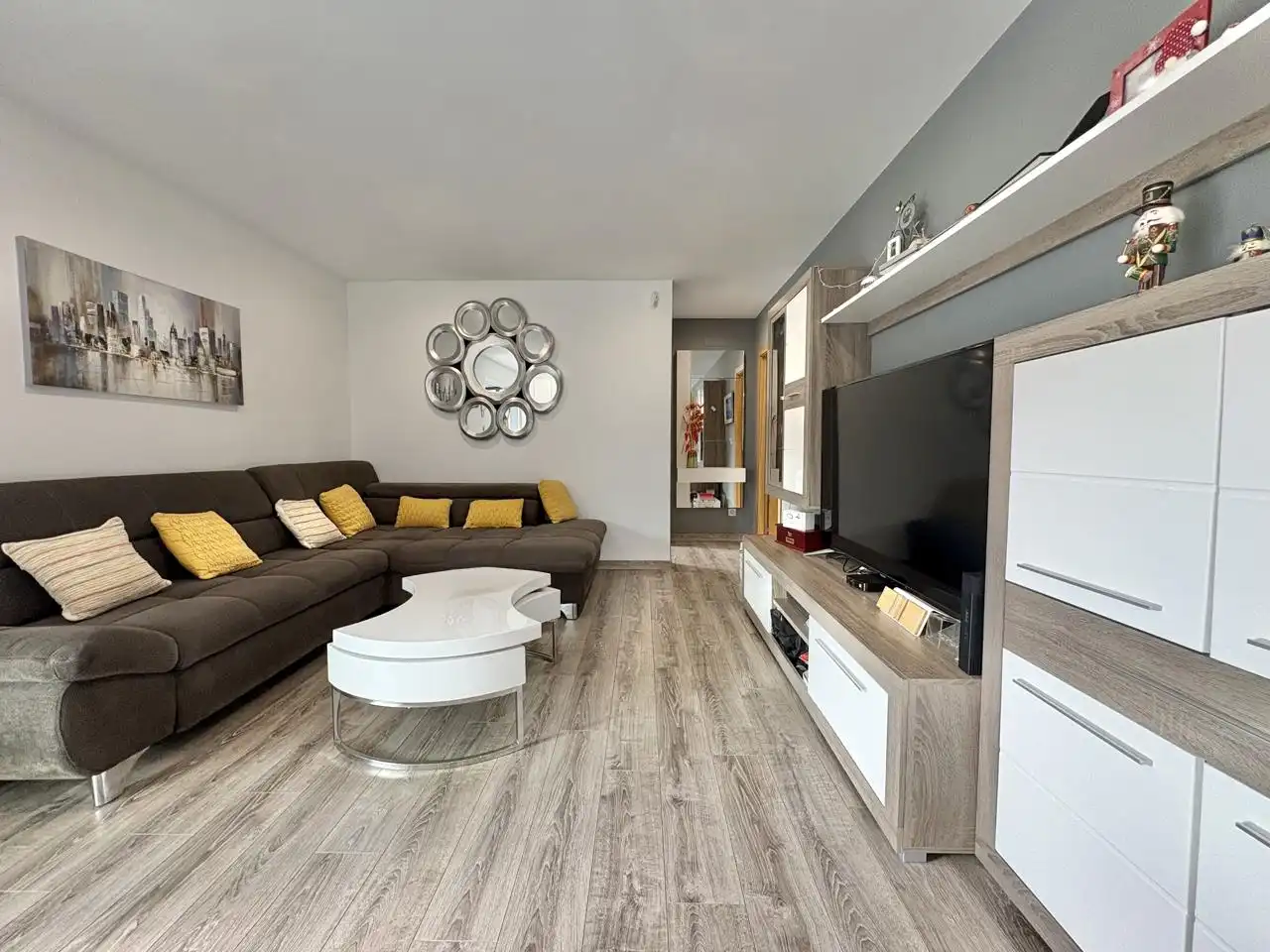 Sala d'estar de Casa o xalet en venda en Gozón amb Jardí privat i Terrassa