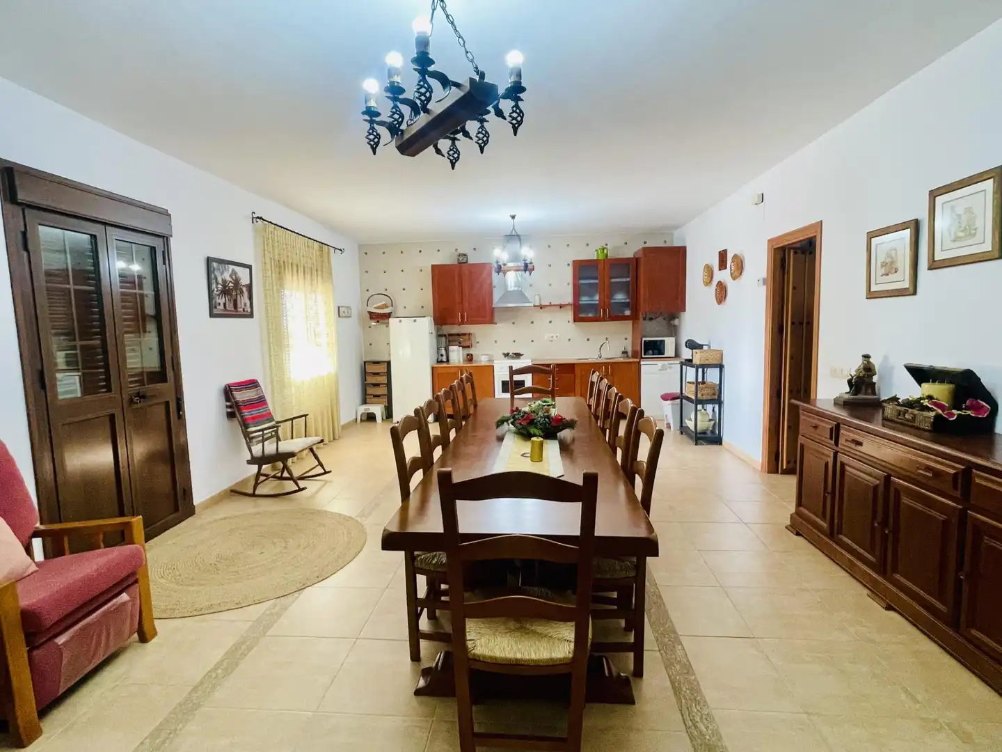 Comedor de Finca rústica en venta en Badolatosa con Jardín privado, Terraza y Piscina