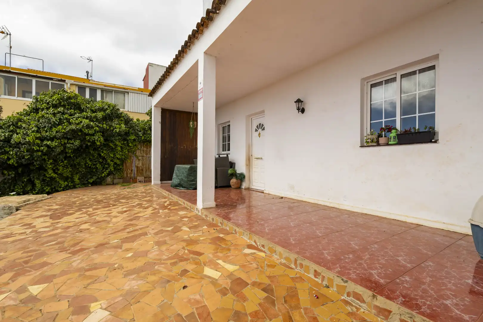 Vista exterior de Casa adosada en venta en San Cristóbal de la Laguna con Jardín privado y Terraza