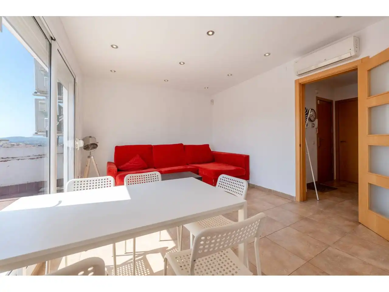 Wohnzimmer von Wohnung zum Verkauf in Manresa mit Klimaanlage, Heizung und Terrasse