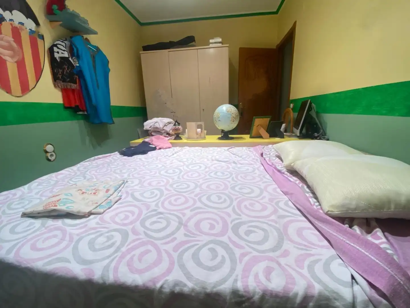Schlafzimmer von Wohnung zum Verkauf in La Pobla del Duc mit Klimaanlage, Terrasse und Möbliert