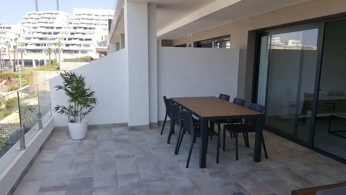 Terrace of Duplexes for sale in Finestrat  with Air Conditioner, Heating and Private garden