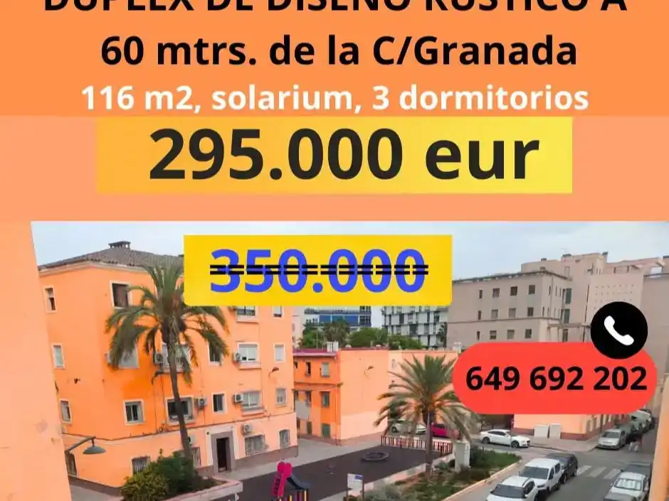 Dúplex en venta en Almería con Aire acondicionado y Amueblado