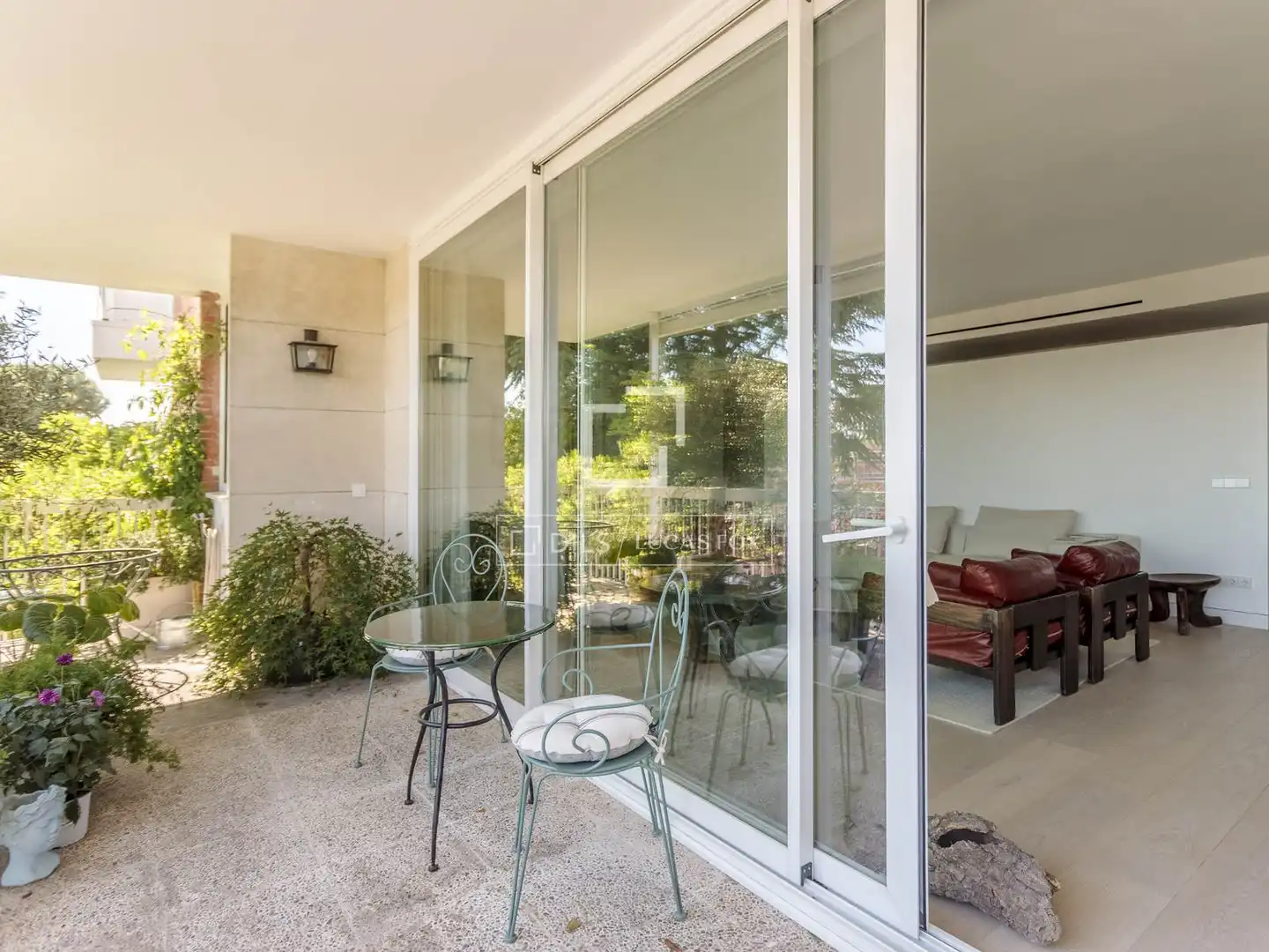Terrace of Flat for rent in Madrid  with Air Conditioner, Heating and Private garden
